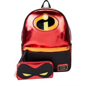 Disney Pixar The Incredibles 20rh Anniversary Light-Up Loungefly Mini Backpack